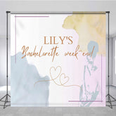 Aperturee - Aperturee Bachelorette Weekend Custom Bridal Shower Backdrop